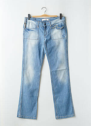 Blugi cu croială slim albastru SCHOOL RAG femeie