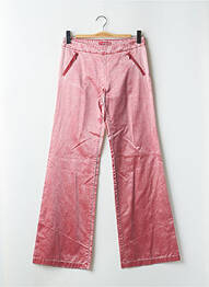 Pantalon evazat talie joasă talie joasă roșu SCHOOL RAG femme