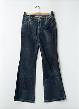 Blugi bootcut albastru SCHOOL RAG femeie