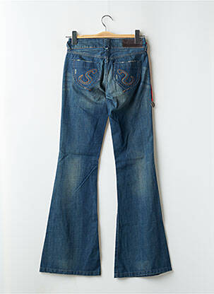 Blugi bootcut buzunare talie joasă albastru STONE AGED femeie