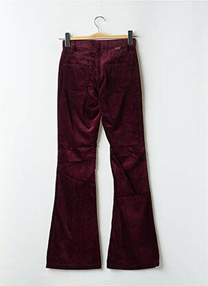 Pantalon evazat elasticitate talie joasă violet TEDDY SMITH femeie