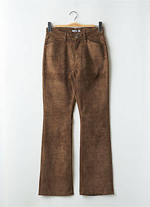 Pantalon evazat elasticitate talie joasă maro TEDDY SMITH femeie