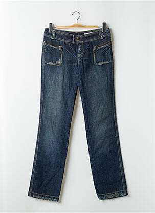 Blugi cu croială slim albastru TEDDY SMITH femeie