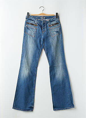 Blugi bootcut buzunare talie joasă albastru TEDDY SMITH femeie