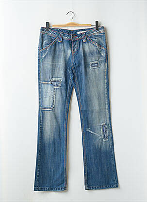 Blugi cu croială dreaptă albastru TEDDY SMITH femeie