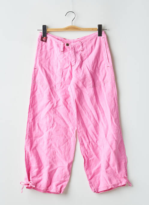 Pantalon trei sferturi roz LOIS femeie