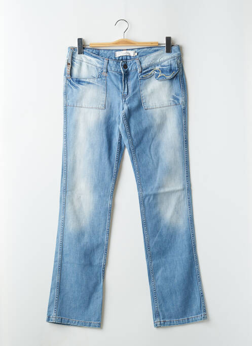 Blugi cu croială slim albastru SCHOOL RAG femeie