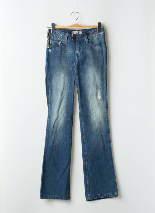 Blugi cu croială slim albastru SCHOOL RAG femeie