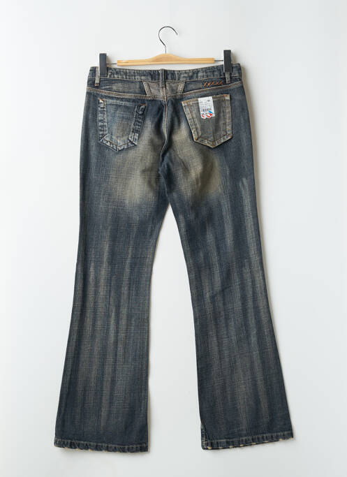 Blugi bootcut albastru SCHOOL RAG femeie