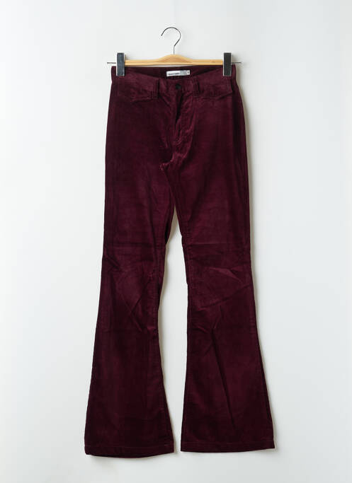Pantalon evazat violet TEDDY SMITH femeie