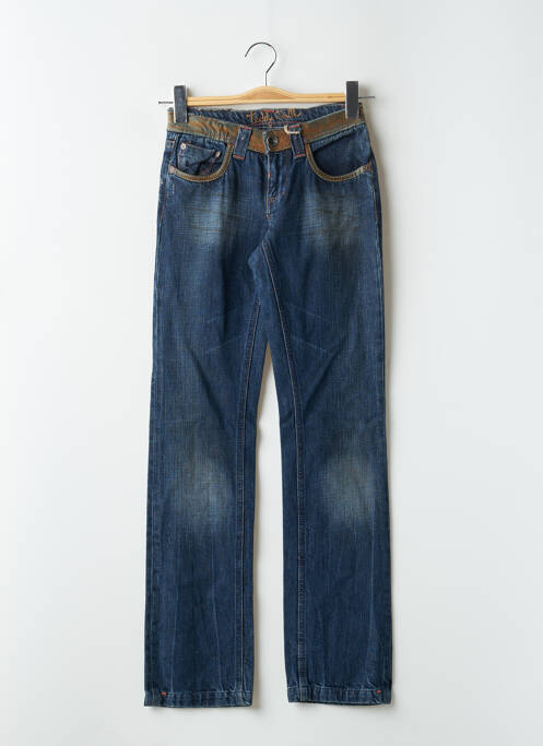 Blugi cu croială slim albastru TEDDY SMITH femeie