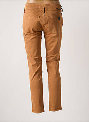 Pantalon slim talie joasă talie joasă maro CORLEONE femeie