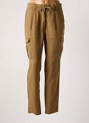 Pantalon cargo croială dreaptă talie joasă verde ONLY femeie