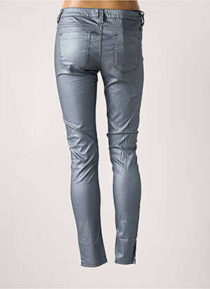 Pantalon slim talie joasă talie joasă albastru TEDDY SMITH femeie