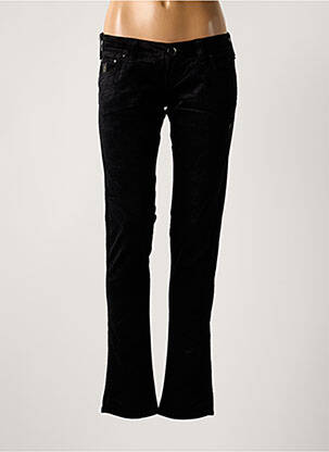 Pantalon evazat elasticitate talie joasă negru LOIS femeie