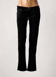 Pantalon evazat elasticitate talie joasă negru LOIS femeie