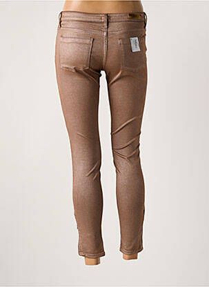 Pantalon slim talie joasă talie joasă roz REIKO femeie
