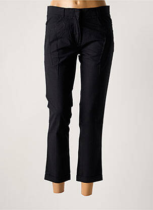 Pantalon 7/8 talie cu cleme talie joasă negru MY PANTS femeie