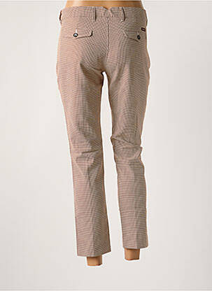 Pantalon 7/8 țesătură poplin mărime normală maro TRUE NYC femeie