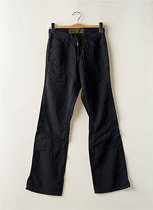 Pantalon drept țesătură poplin talie joasă negru FREEMAN T.PORTER femeie