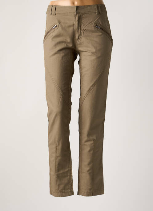 Pantalon drept verde R867 femeie