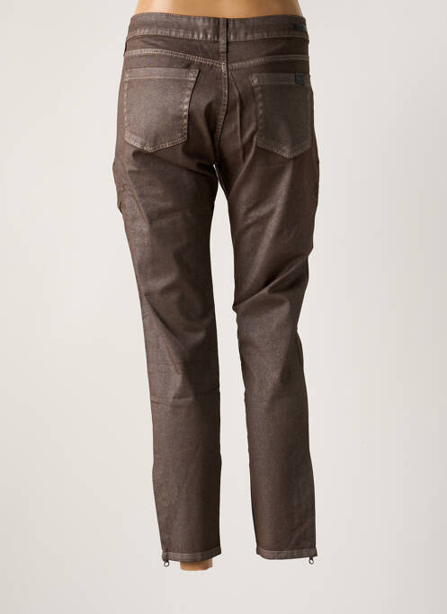 Pantalon slim maro CORLEONE femeie