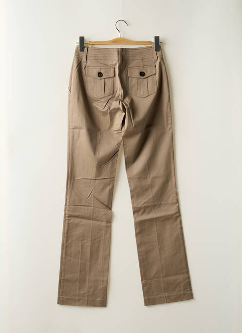 Pantalon drept bej LOLA femeie