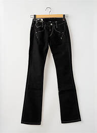 Blugi bootcut buzunare talie joasă negru MARITHE & FRANCOIS GIRBAUD femme