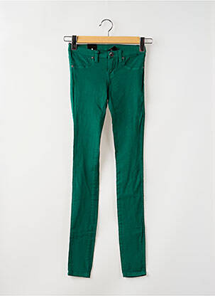 Blugi skinny elasticitate talie joasă verde DR DENIM femeie