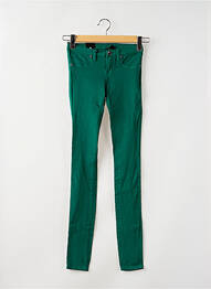 Blugi skinny elasticitate talie joasă verde DR DENIM femme