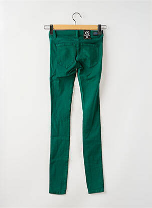Blugi skinny elasticitate talie joasă verde DR DENIM femeie