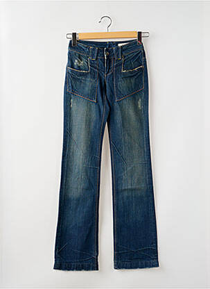 Blugi bootcut elasticitate talie joasă albastru TEDDY SMITH femeie