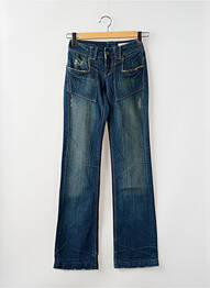 Blugi bootcut elasticitate talie joasă albastru TEDDY SMITH femme