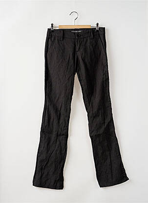 Pantalon drept țesătură crep talie joasă gri FREEMAN T.PORTER femeie