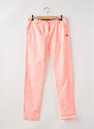 Pantalon chino talie joasă talie joasă roz MAISON SCOTCH femeie