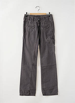 Pantalon cargo croială dreaptă talie joasă gri FREEMAN T.PORTER femeie