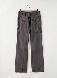 Pantalon cargo croială dreaptă talie joasă gri FREEMAN T.PORTER femeie