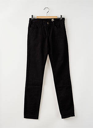 Pantalon slim talie înaltă talie înaltă negru MAYJUNE femeie