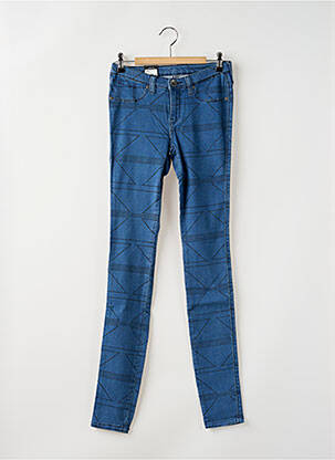 Blugi skinny elasticitate talie joasă albastru DR DENIM femeie