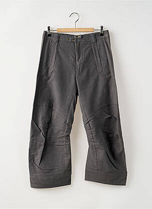 Pantalon trei sferturi croială dreaptă talie joasă gri MC PLANET femeie
