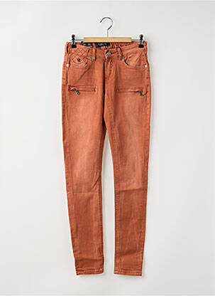 Blugi cu croială slim portocaliu MAISON SCOTCH femeie