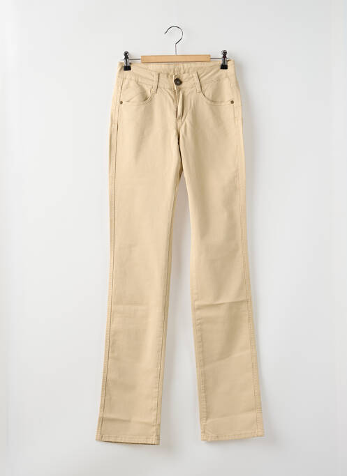 Pantalon slim bej PEPITO MICORAZON femeie