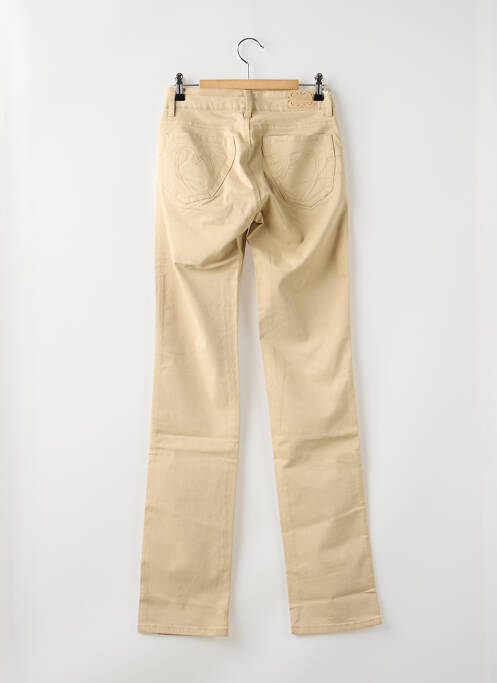 Pantalon slim bej PEPITO MICORAZON femeie