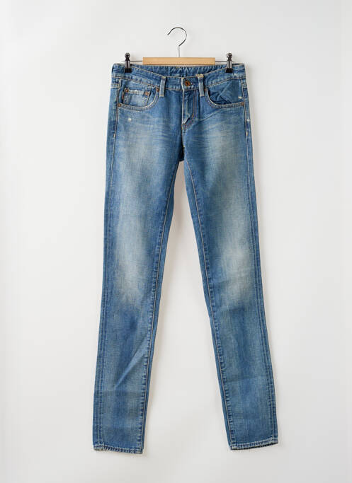 Blugi cu croială slim albastru RALPH LAUREN femeie