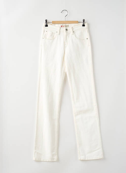 Blugi cu croială dreaptă bej LEVIS femeie