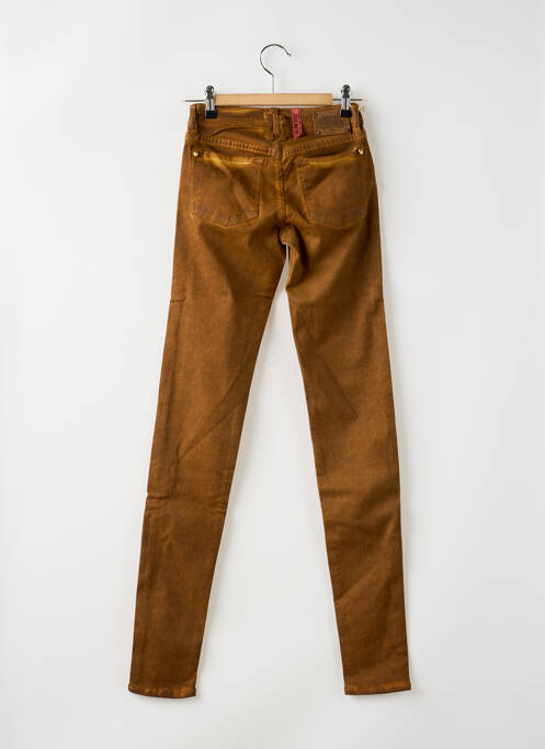 Pantalon slim galben LE TEMPS DES CERISES femeie