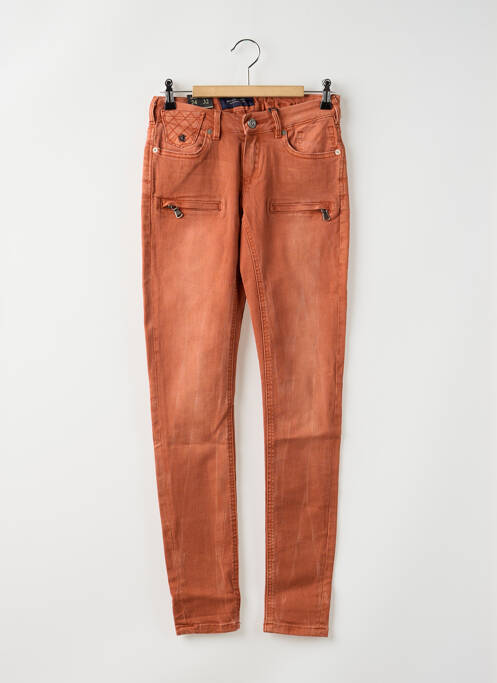 Blugi cu croială slim portocaliu MAISON SCOTCH femeie