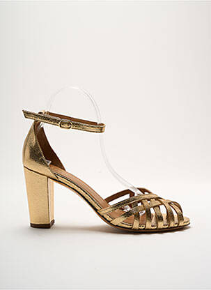 Sandale/Pantofi decupați auriu RIVECOUR femeie
