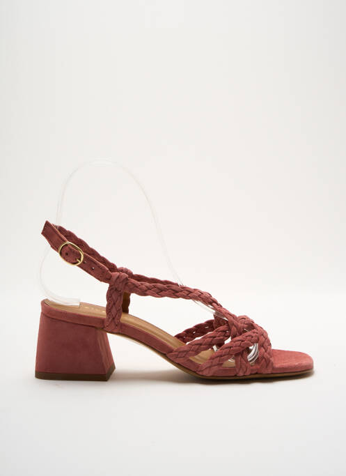 Sandale/Pantofi decupați roz RIVECOUR femeie