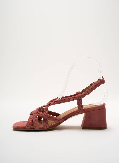 Sandale/Pantofi decupați roz RIVECOUR femeie